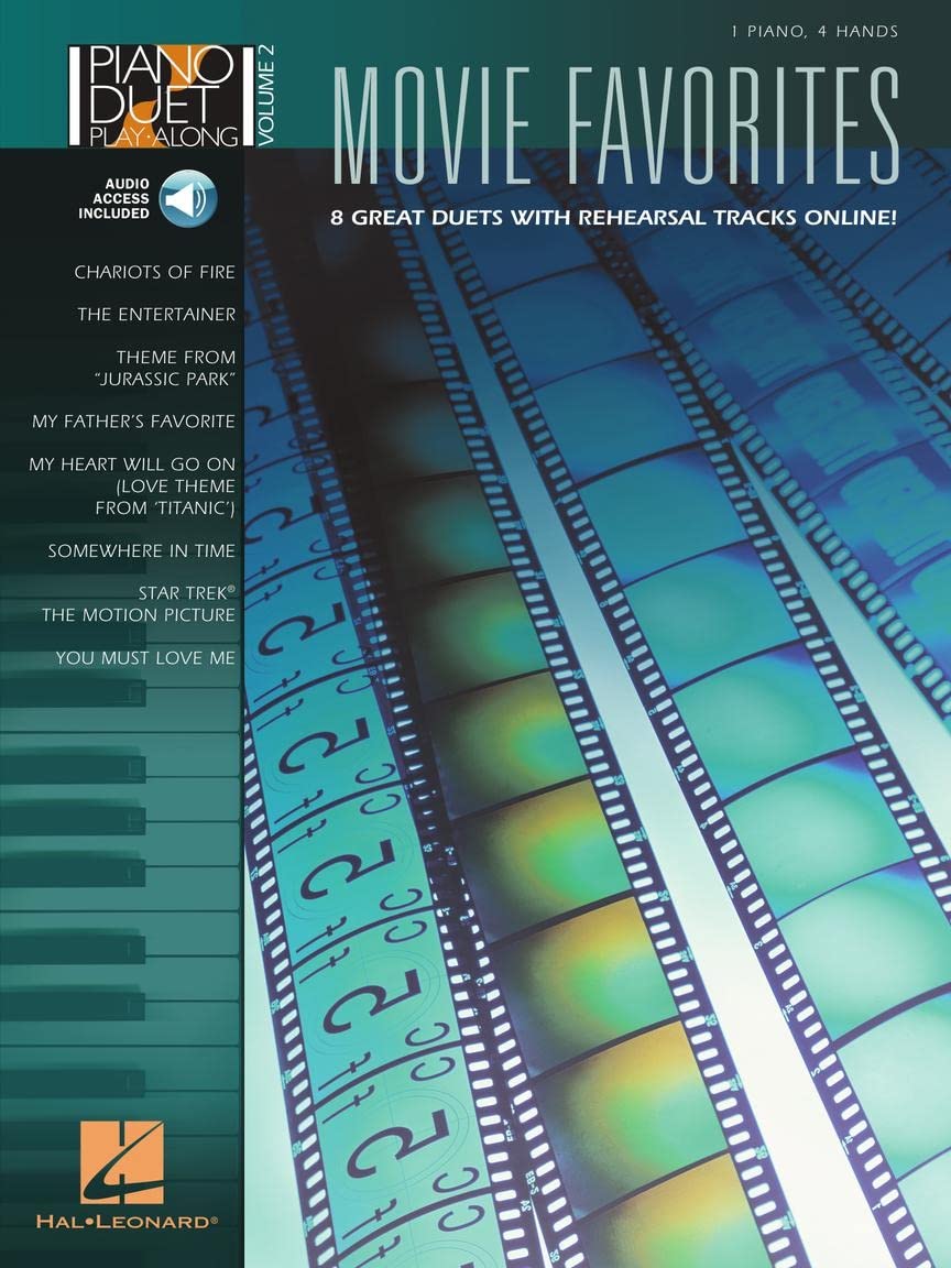 Movie Favorites: Piano Duet PlayAlong Volume 2 (Piano Duet PlayAlong (Hal Leonard)),New