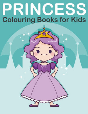 Princess Colouring Book for Kids: Princess, Prince, King and Queen Colouring Book for Children Ages 26 (Kids Coloring Book),Used