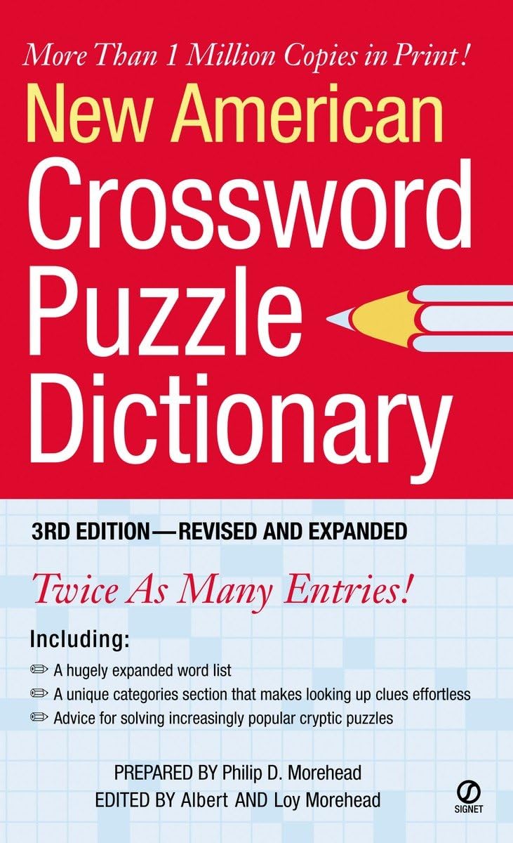 New American Crossword Puzzle Dictionary: 3rd EditionRevised and Expanded,Used