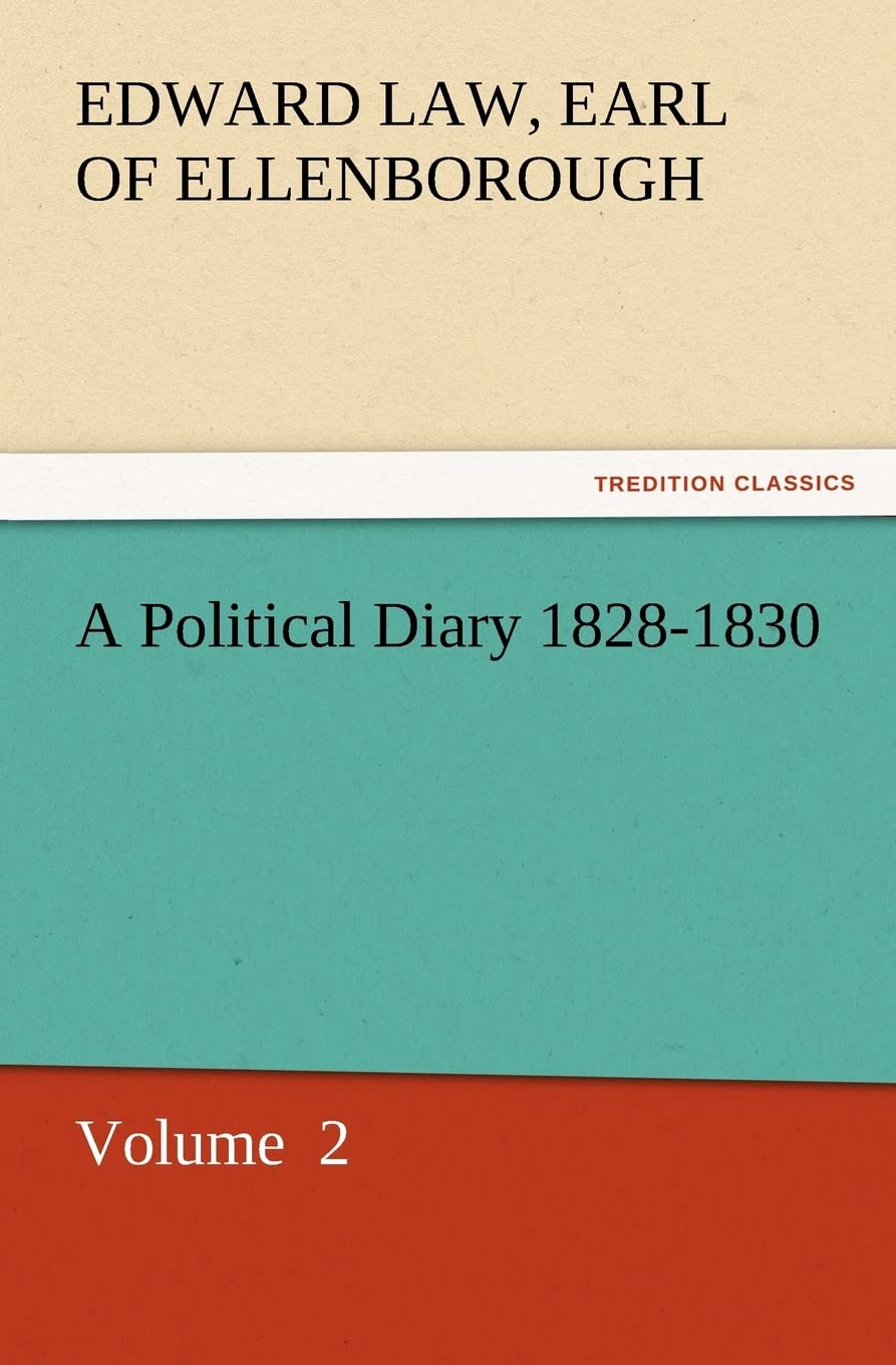 A Political Diary 18281830,Used