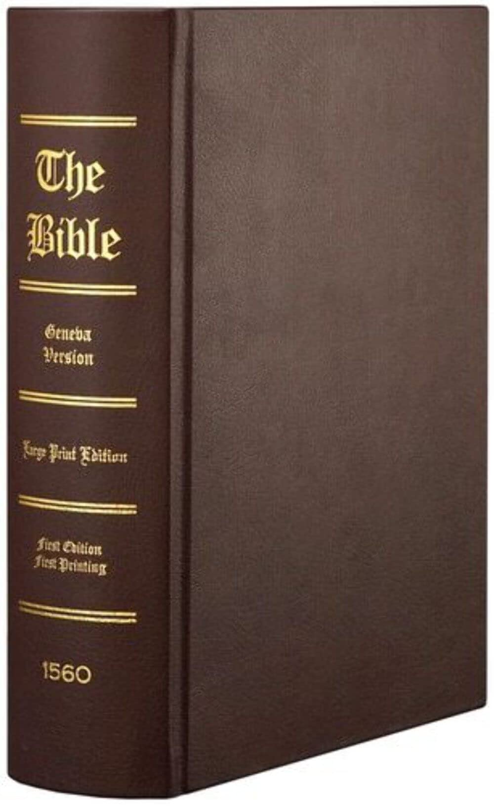 1560 Geneva Bible  First Edition Facsimile Regular Edition  Hardcover  Burgundy