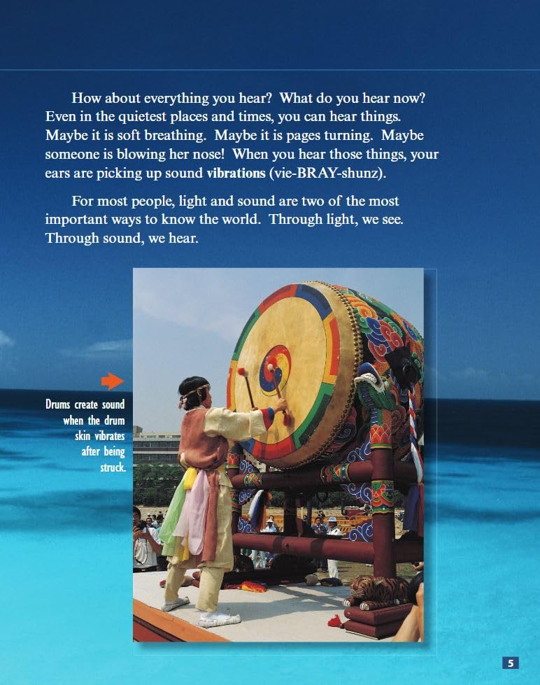 All About Light And Sound: Physical Science (Science Readers),Used