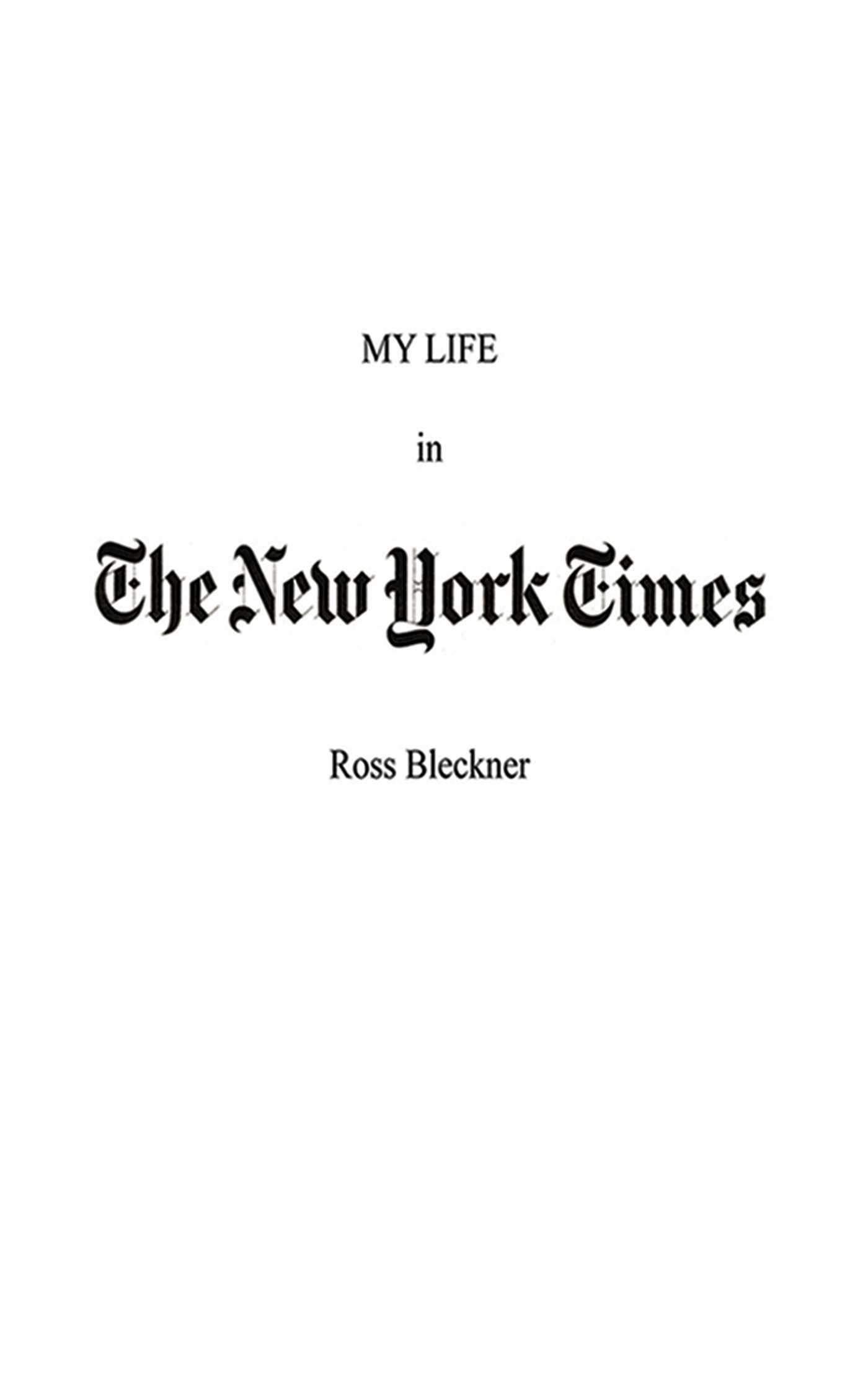 My Life In The New York Times,Used