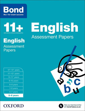 Bond 11+: Assessment Papers, 56 years Bundle: English, Maths, Nonverbal Reasoning, Verbal Reasoning,Used