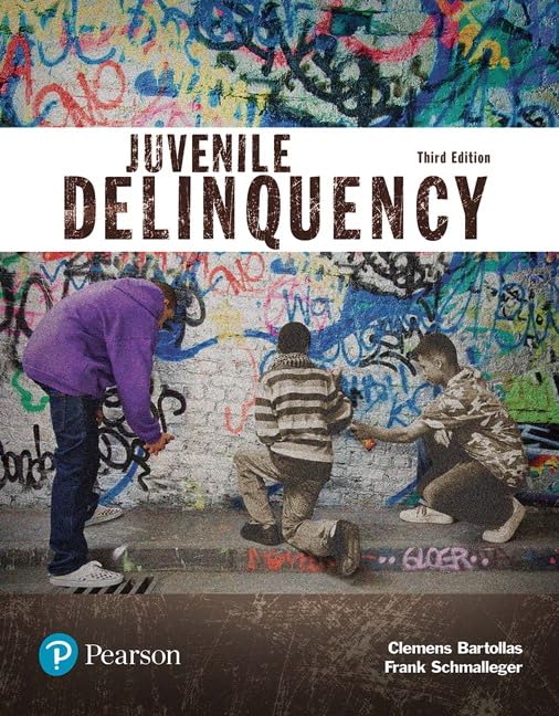 Juvenile Delinquency (Justice Series) (The Justice Series),Used