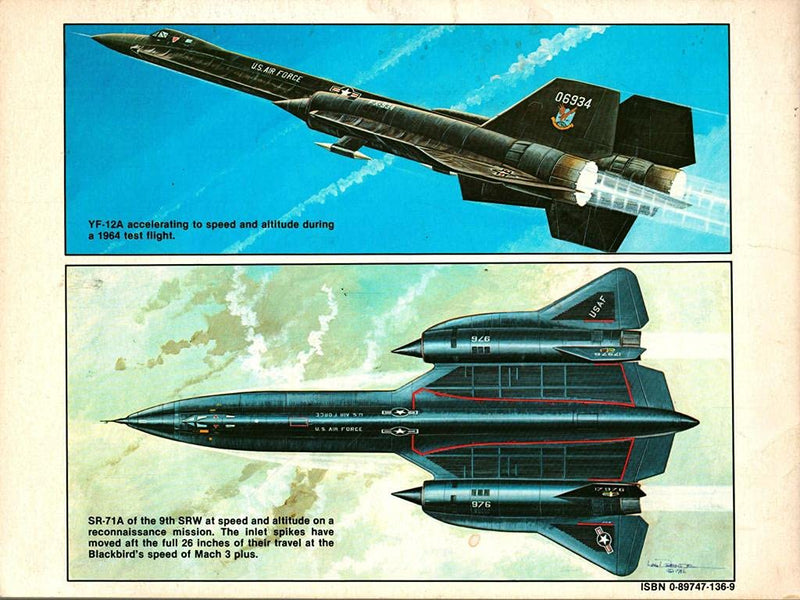SR71 Blackbird in action  Aircraft No. 55,Used
