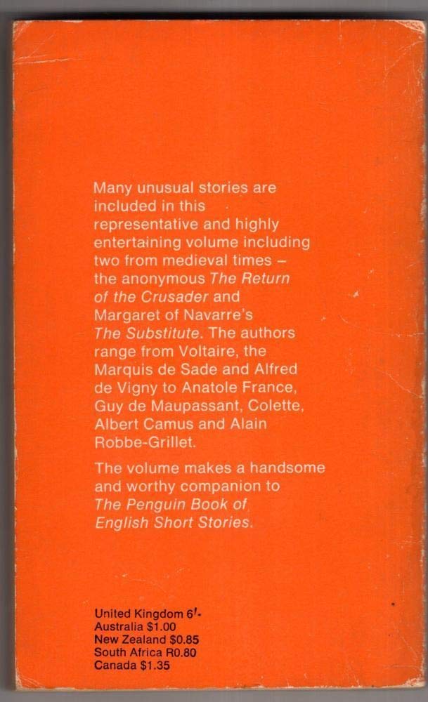 Penguin Book of French Short Stories,Used