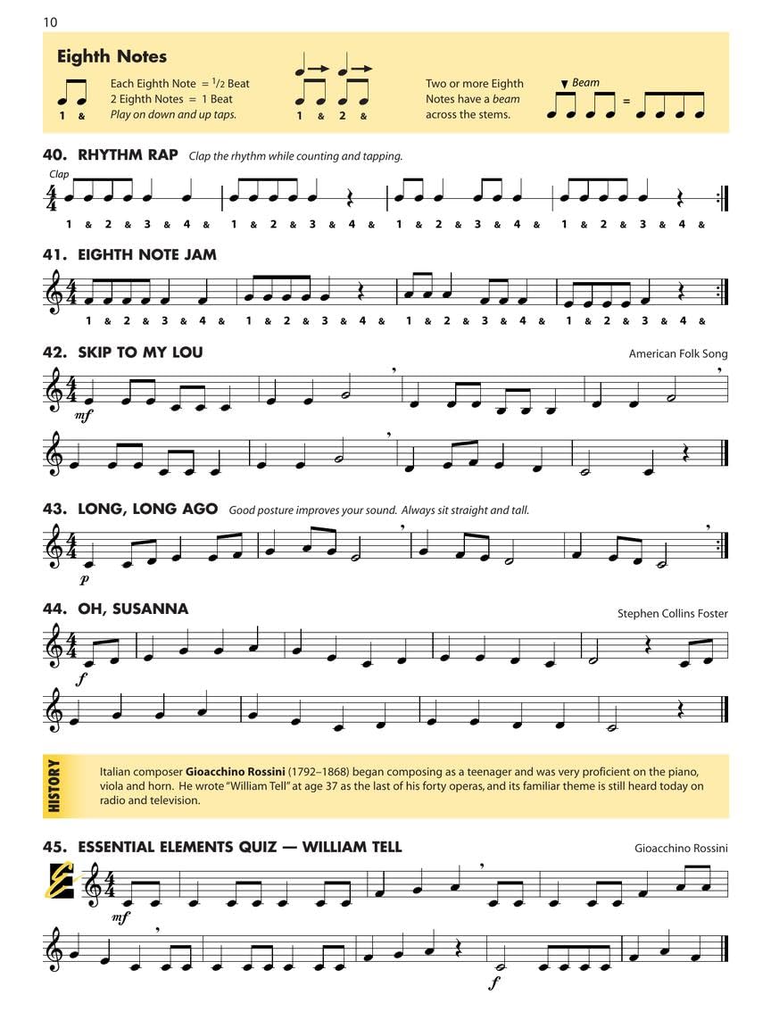 Essential Elements for Band  Bb Clarinet Book 1 with EEi (Book/Media Online),Used