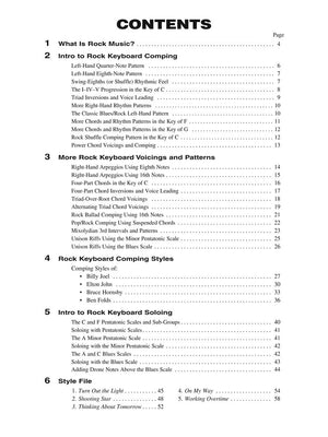 Beginning Rock Keyboard Book/Online Audio (Hal Leonard Keyboard Style),New