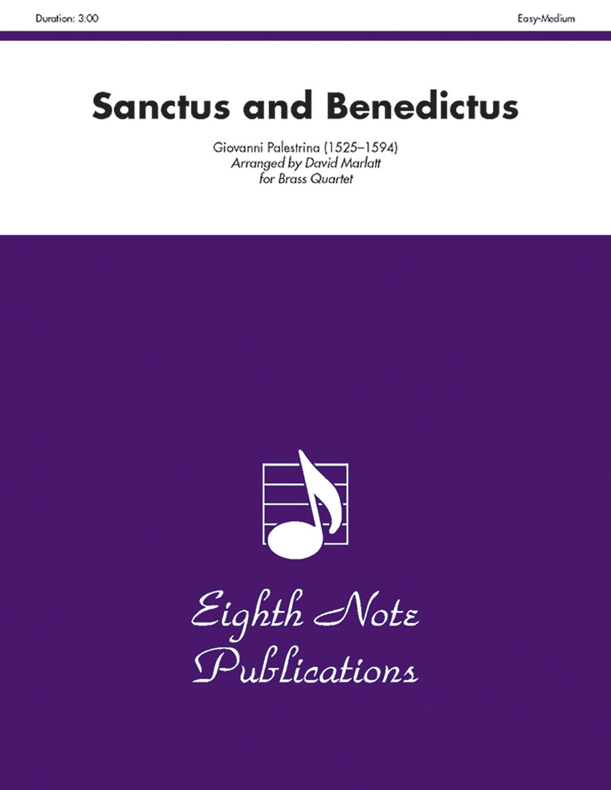 Sanctus And Benedictus: Score & Parts (Eighth Note Publications),Used