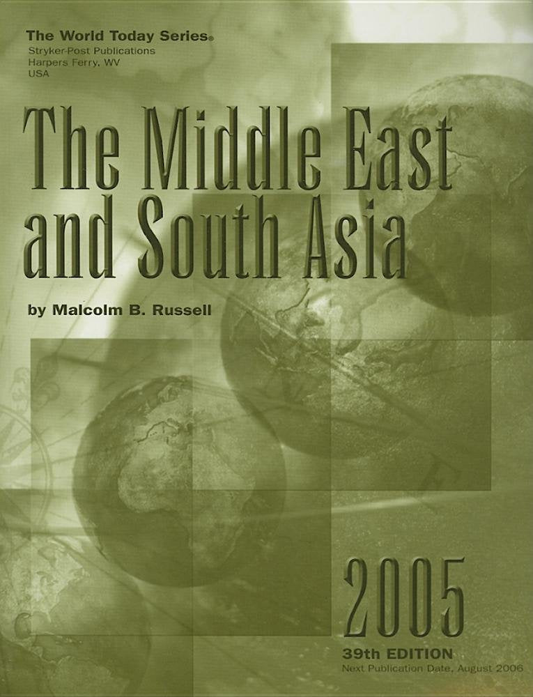 The Middle East and South Asia 2005 (The Middle East and South Asia 2004),Used