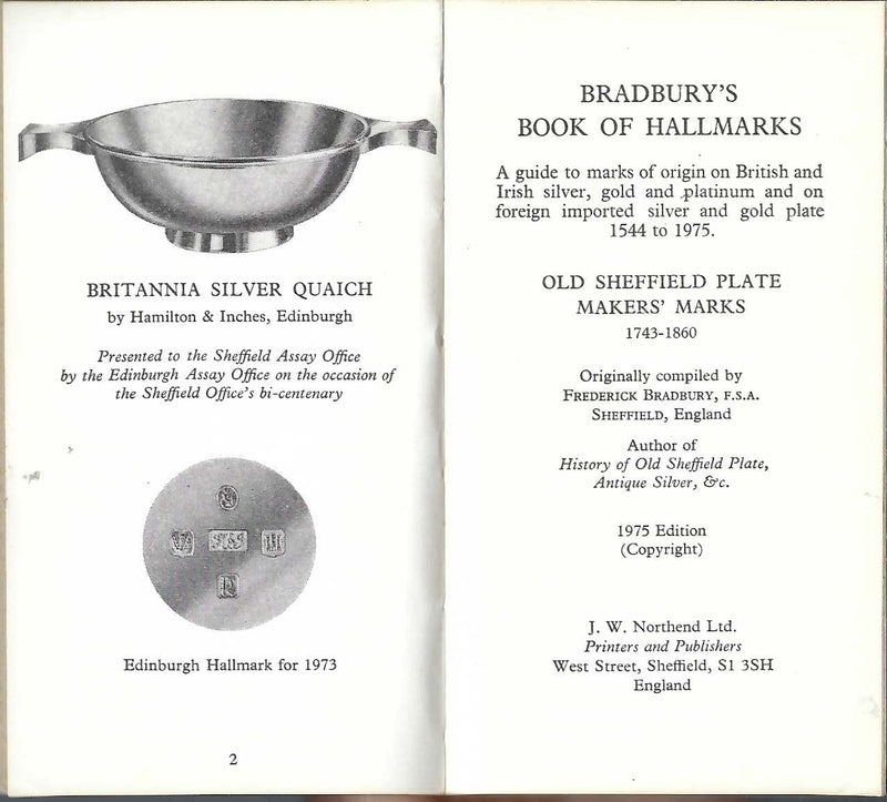 Bradburys Book of Hallmarks,New