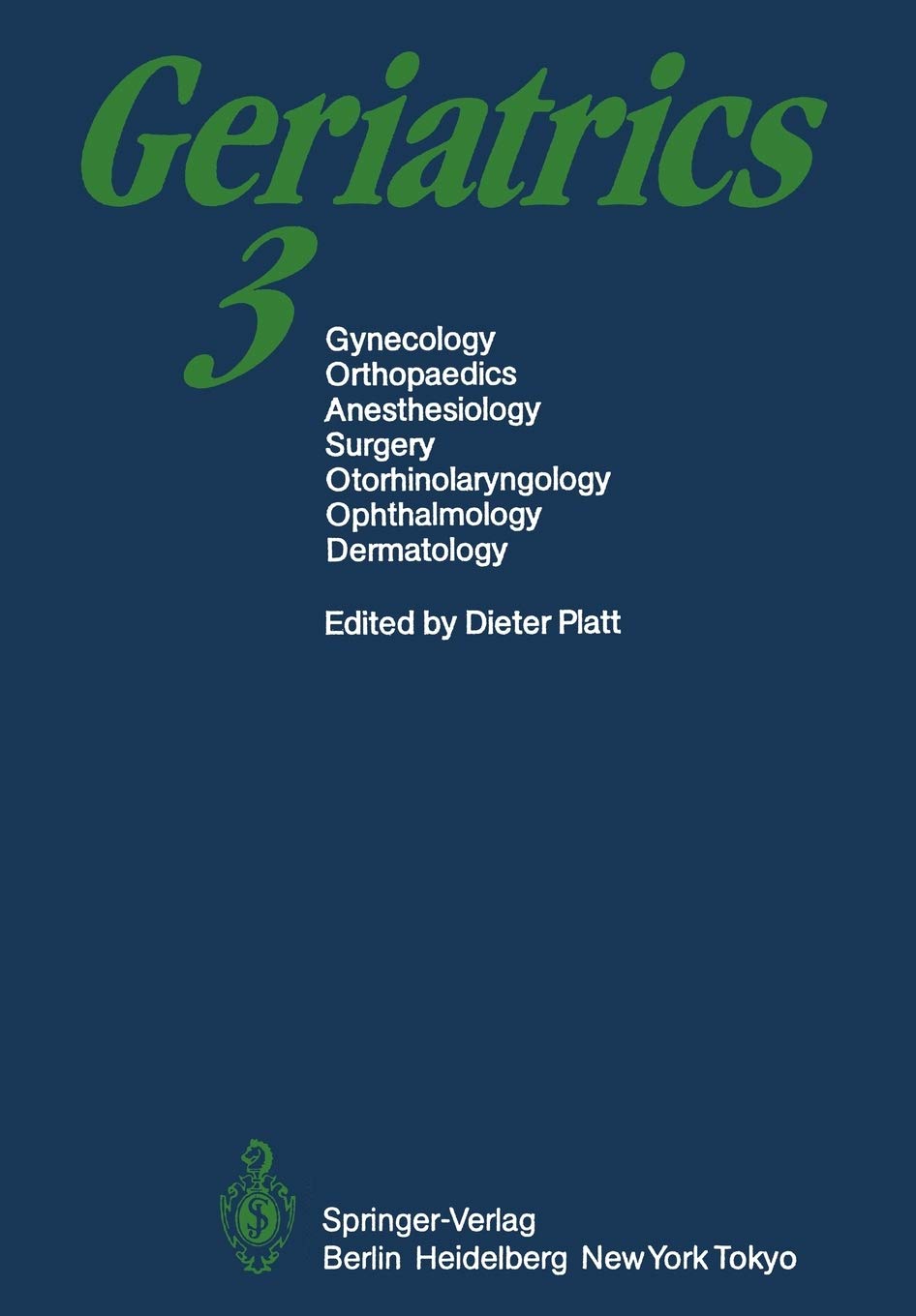 Geriatrics 3: Gynecology  Orthopaedics  Anesthesiology  Surgery  Otorhinolaryngology  Ophthalmology  Dermatology,Used