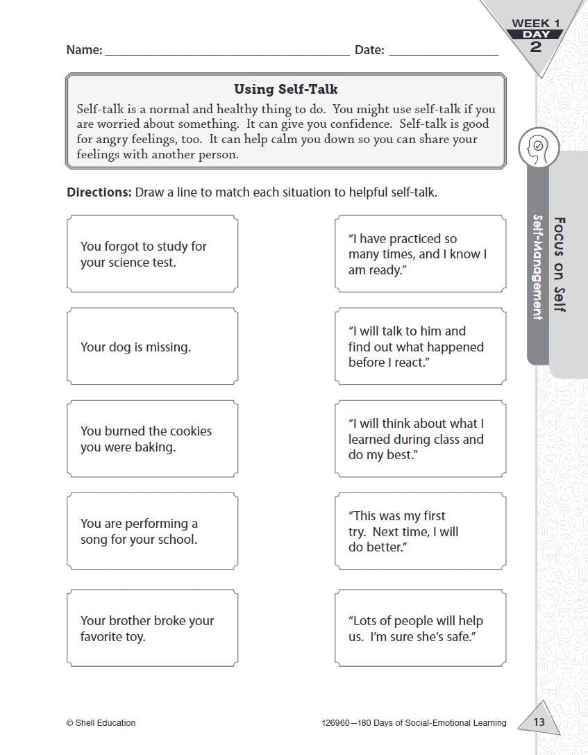 180 Days: SocialEmotional Learning for 4th Grade Practice Workbook for Classroom and Home, Cool and Fun Practice Created by Tea,Used