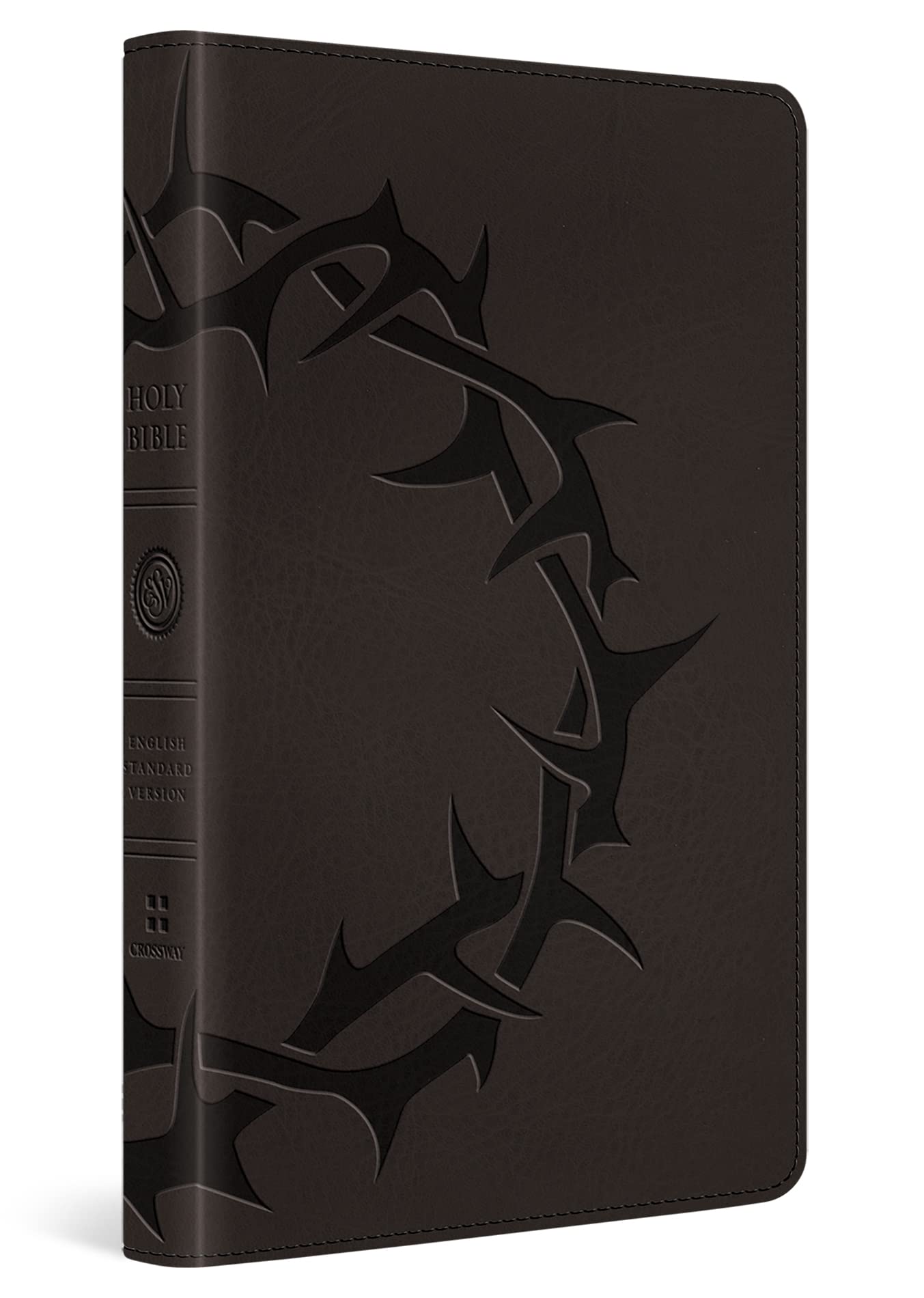 ESV Thinline Bible (TruTone, Charcoal, Crown Design),Used
