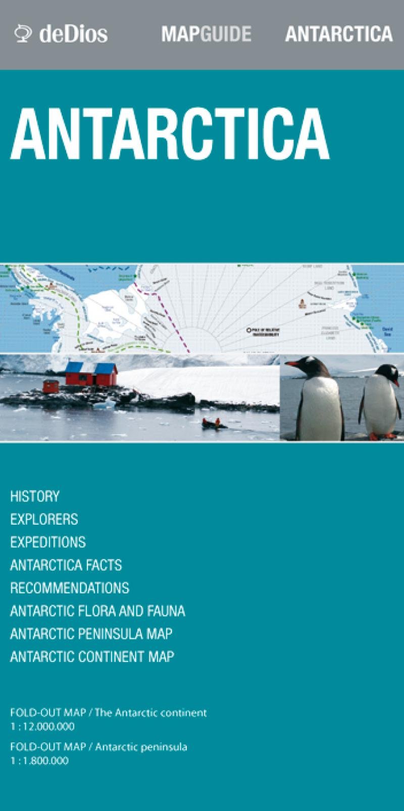 Antarctica Map Guide,New