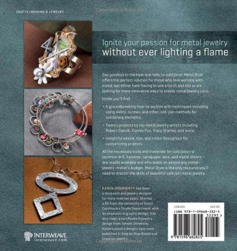 Metal Style: 20 Jewelry Designs with Cold Join Techniques,Used