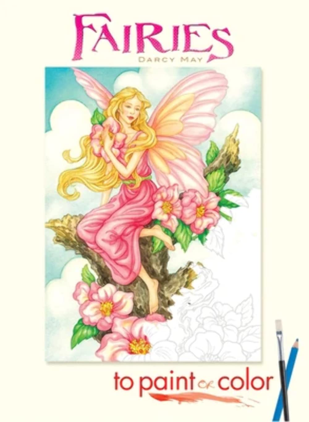 Fairies to Paint or Color (Dover Art Coloring Book),Used