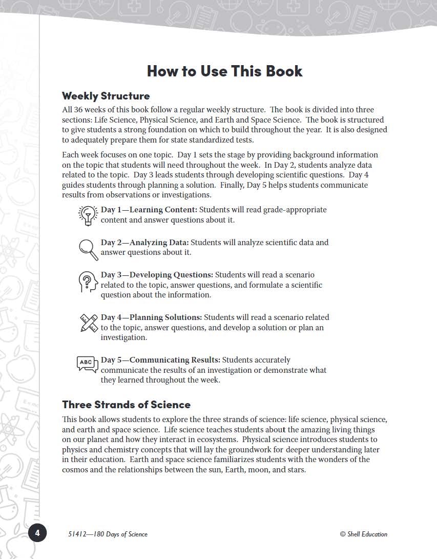 180 Days?: Science, Earth and Space Science for 6th Grade Practice Workbook for Classroom and Home, Cool and Fun Practice Create,Used