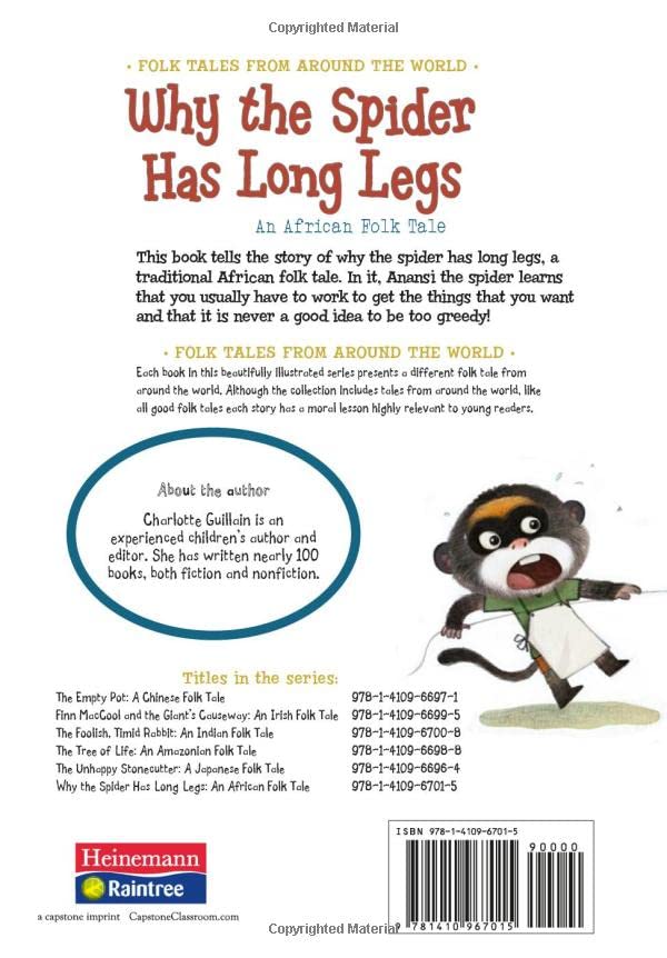 Why the Spider Has Long Legs: An African Folk Tale (Folk Tales from Around the World),Used