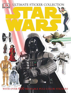 Ultimate Sticker Collection: Star Wars: With Over 600 Reusable FullColor Stickers,Used