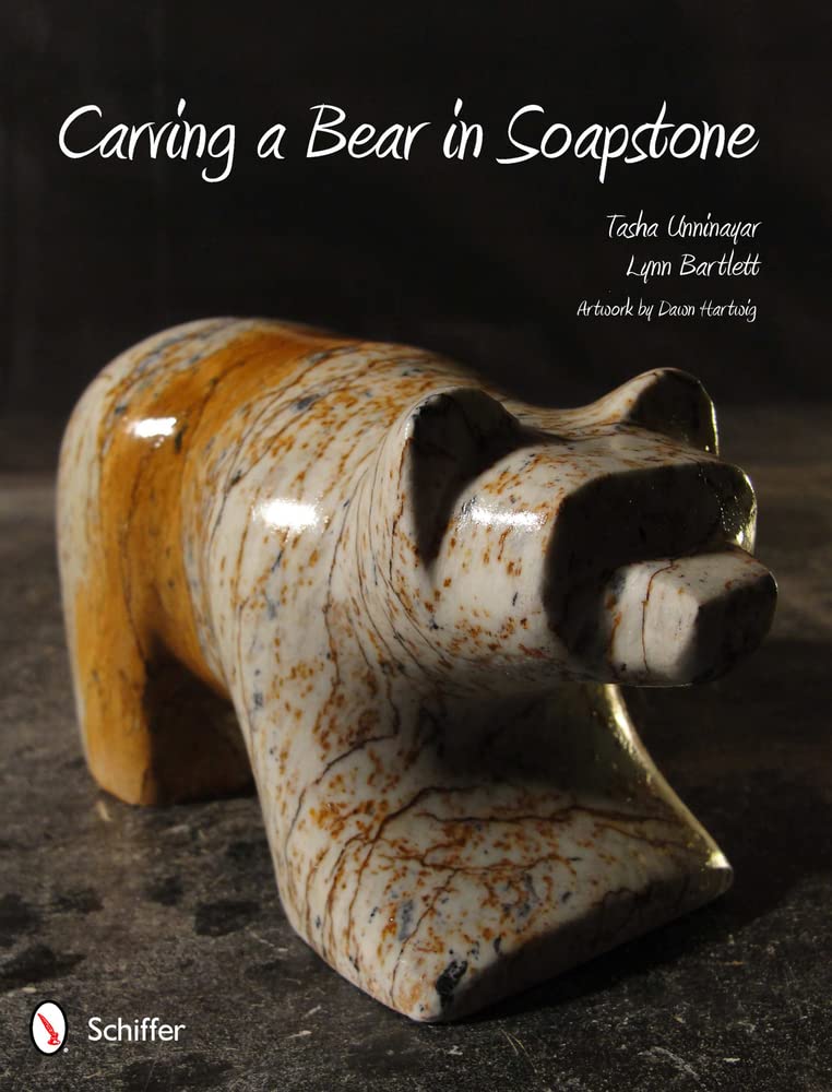 Carving a Bear in Soapstone,Used