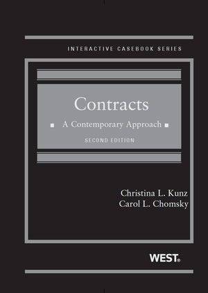 Contracts: A Contemporary Approach, 2d (Interactive Casebook Series),Used