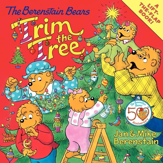 The Berenstain Bears Trim the Tree: A Christmas Holiday Book for Kids,Used