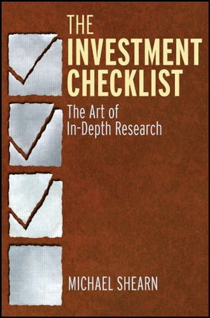 The Investment Checklist: The Art of InDepth Research,Used