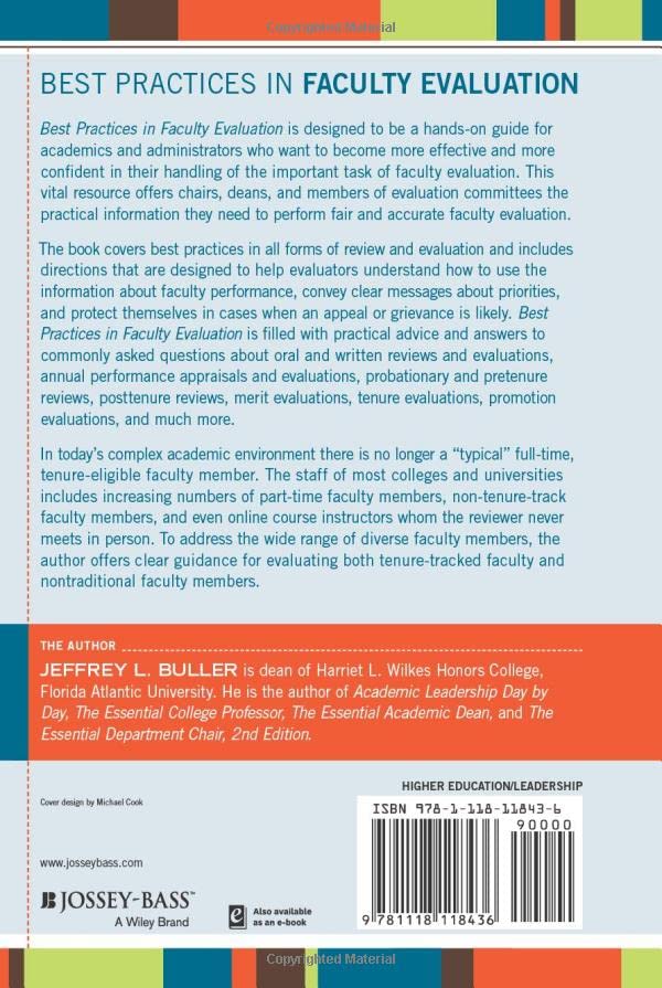 Best Practices in Faculty Evaluation,Used