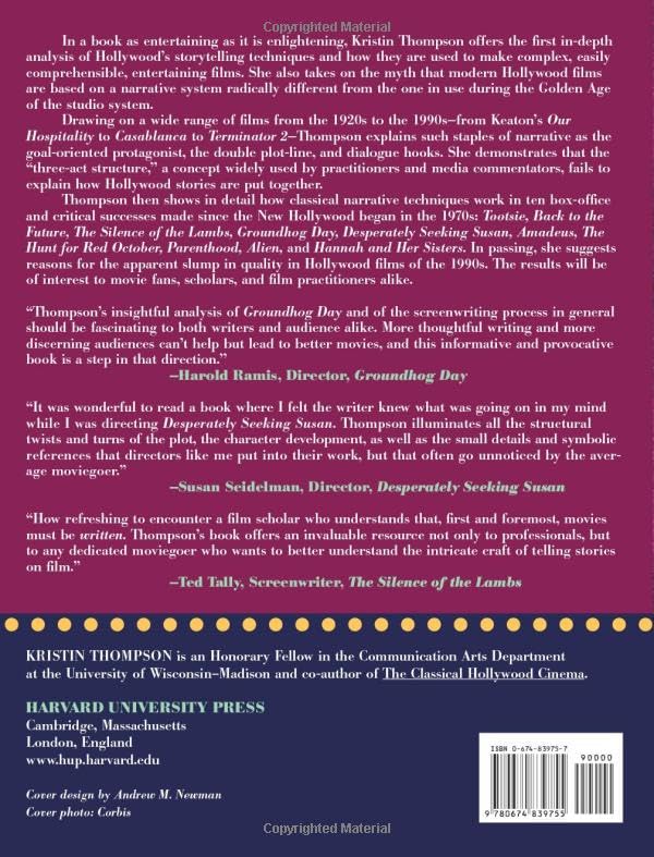 Storytelling in the New Hollywood: Understanding Classical Narrative Technique,New