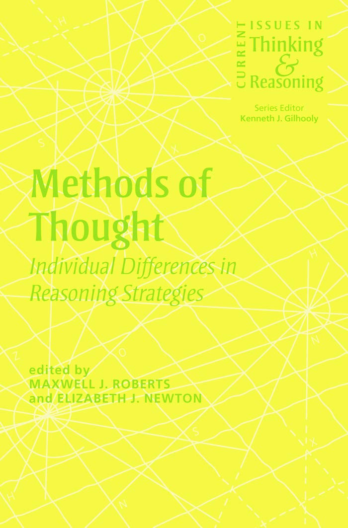 Methods Of Thought (Current Issues In Thinking And Reasoning),New