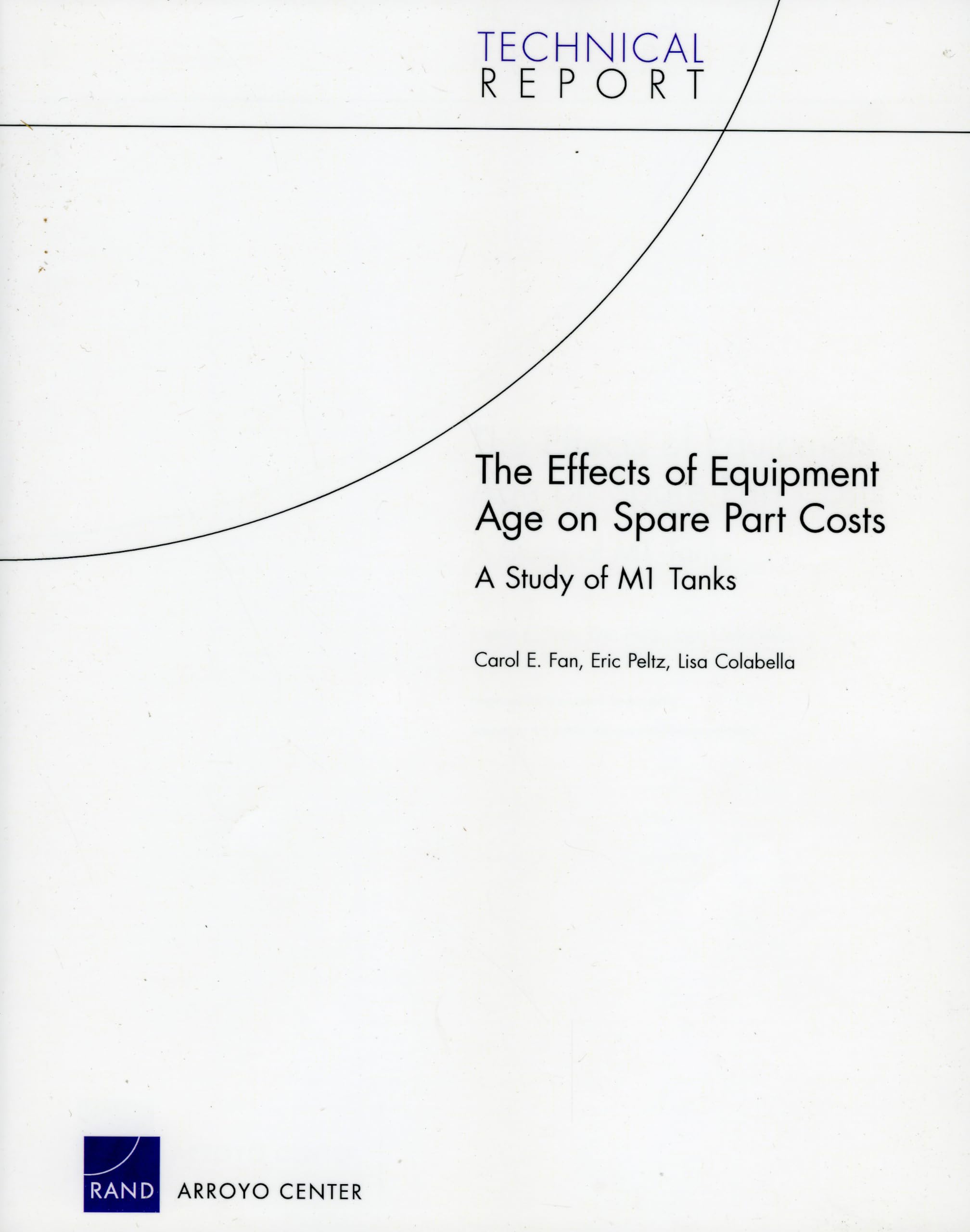 The Effects of Equipment Age on Spare Parts Costs: A Study M1 Tanks,Used