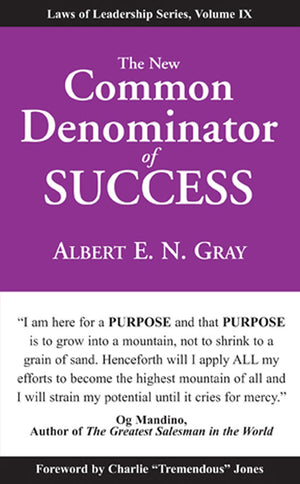 The New Common Denominator of Success (Laws of Leadership),Used