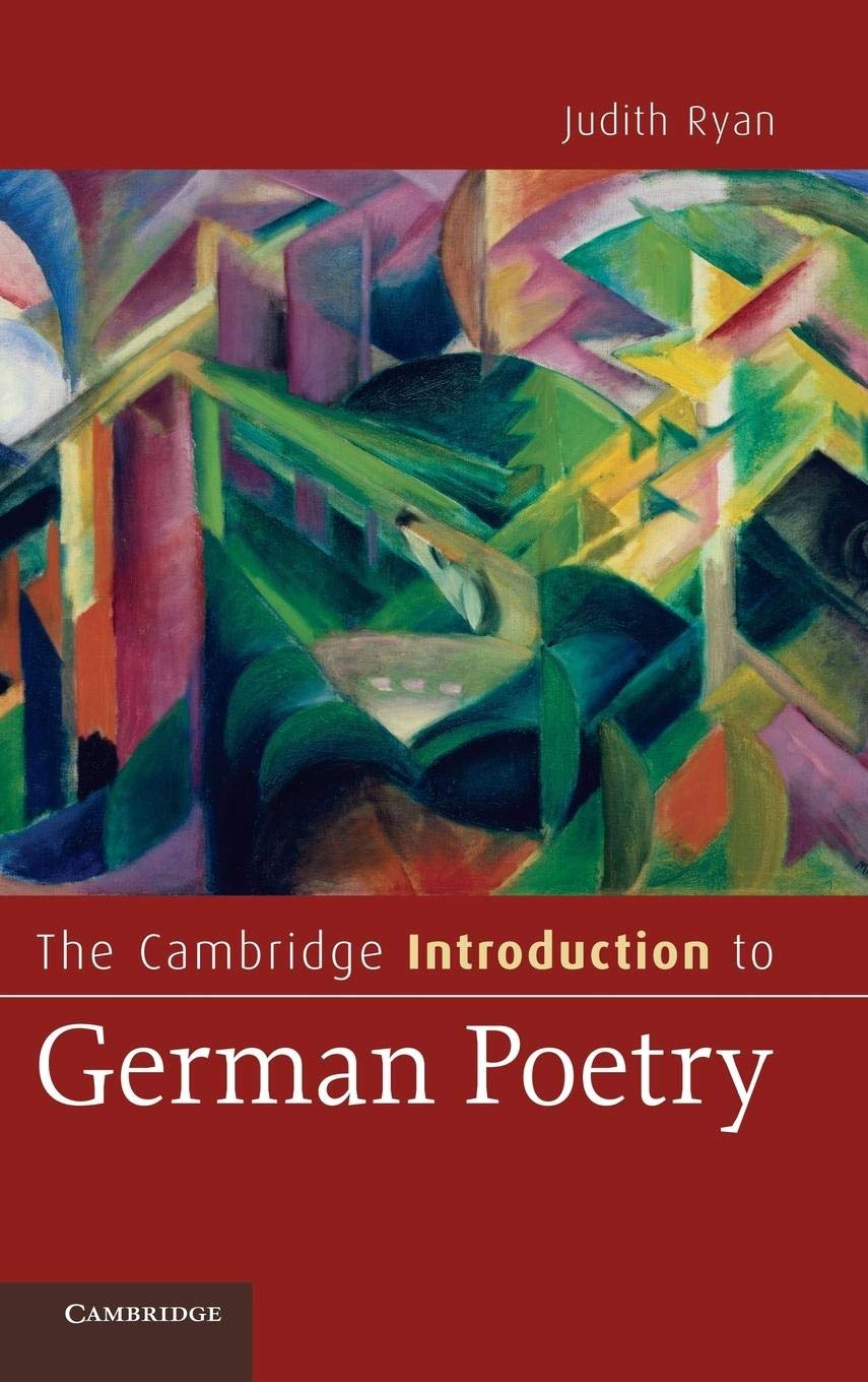 The Cambridge Introduction to German Poetry (Cambridge Introductions to Literature),Used