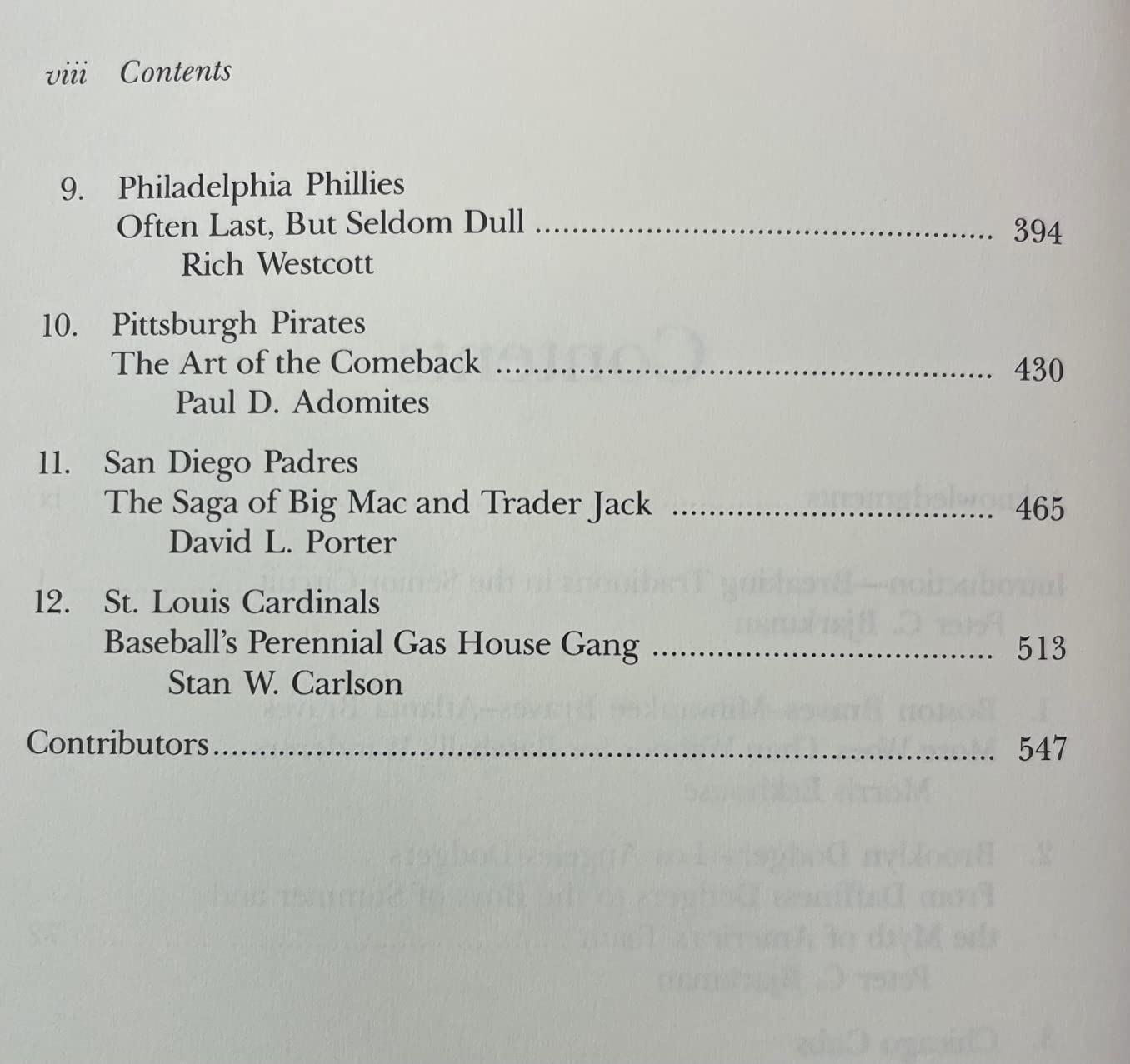 Encyclopedia of Major League Baseball Team Histories: The National League (Baseball and American Society),Used