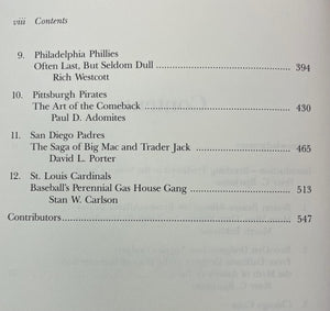 Encyclopedia of Major League Baseball Team Histories: The National League (Baseball and American Society),Used