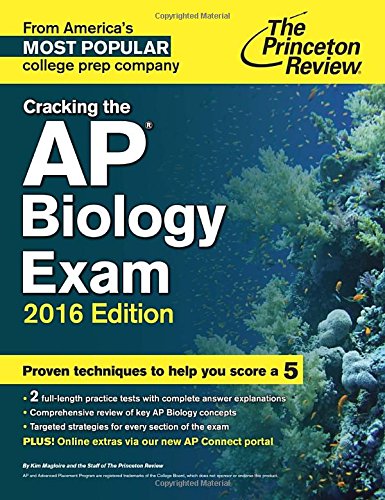 Cracking The Ap Biology Exam, 2016 Edition (College Test Preparation)-used