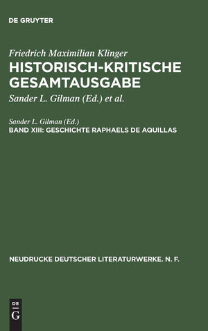 Geschichte Raphaels de Aquillas (Neudrucke deutscher Literaturwerke. N. F., 42) (German Edition),Used
