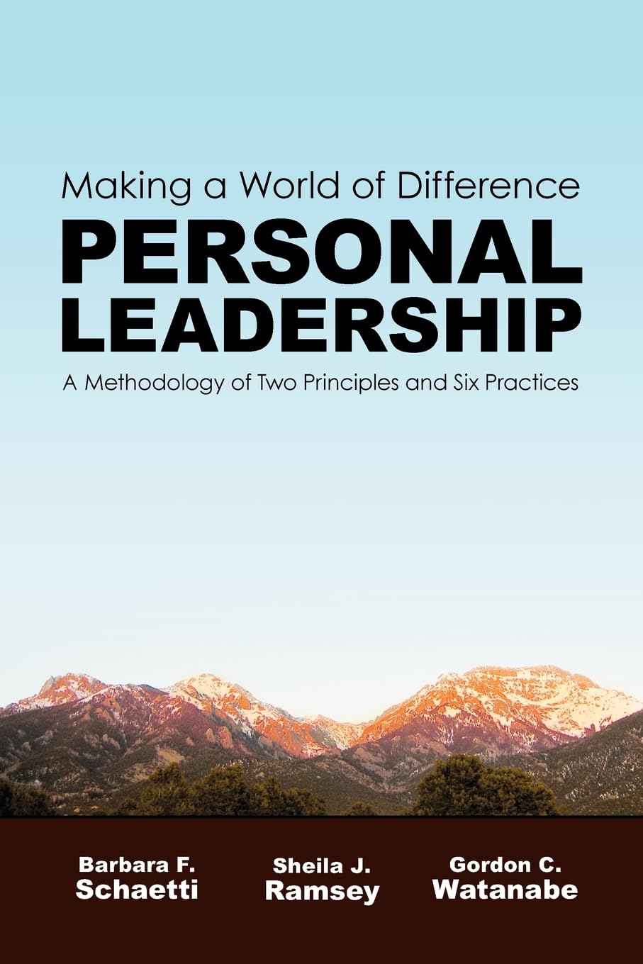 Personal Leadership: Making A World Of Difference: A Methodology Of Two Principles And Six Practices,New