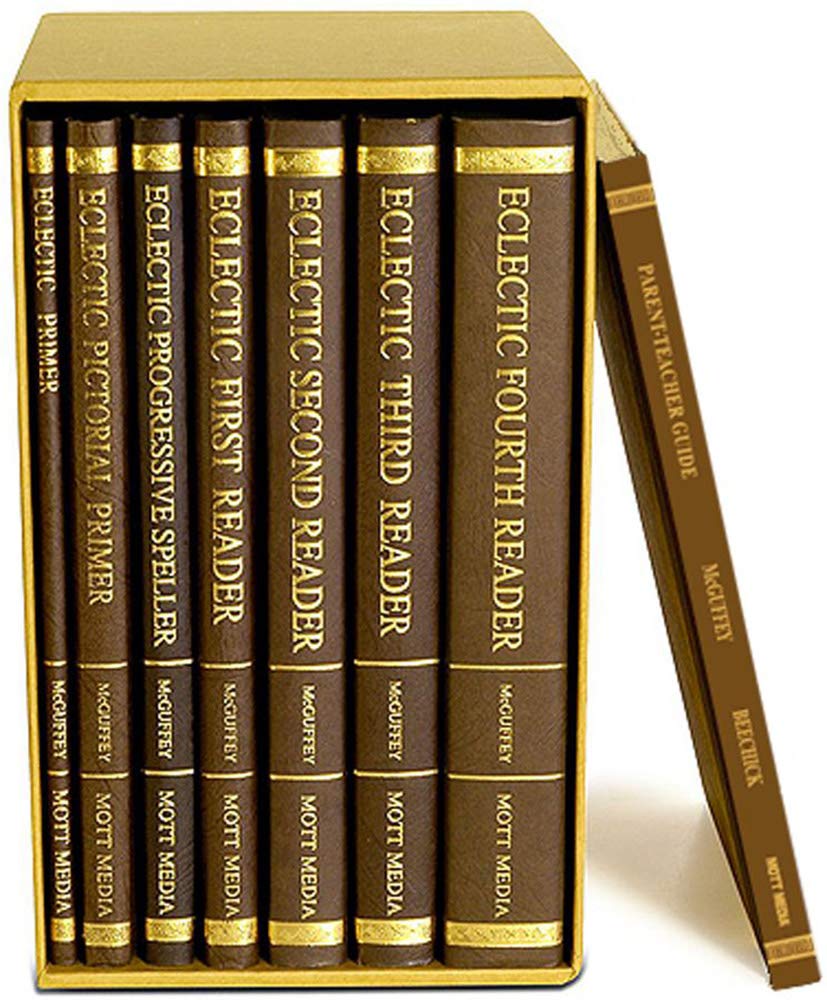 Master The English Language With The Original Mcguffey'S  Eclectic Readers Set. Education For Children On Reading, Phonics, Spe