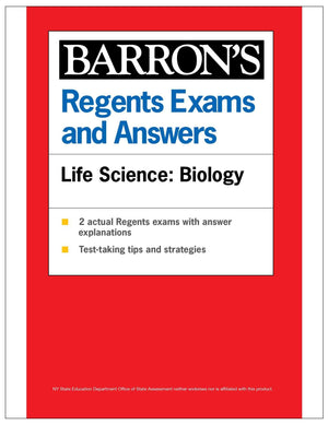 Regents Exams And Answers: Life Science: Biology, 1St Edition (BarronS New York Regents)