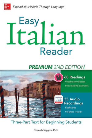 Easy Italian Reader, Premium 2nd Edition: A ThreePart Text for Beginning Students (Easy Reader Series),Used