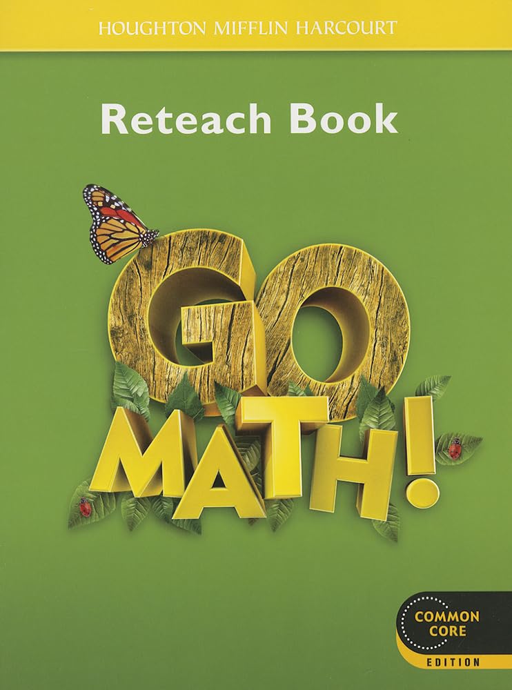 Reteach Workbook Student Edition Grade 1 (Go Math!),Used