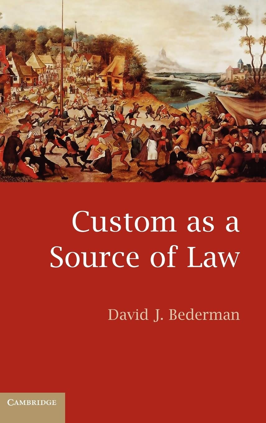 Custom as a Source of Law,New
