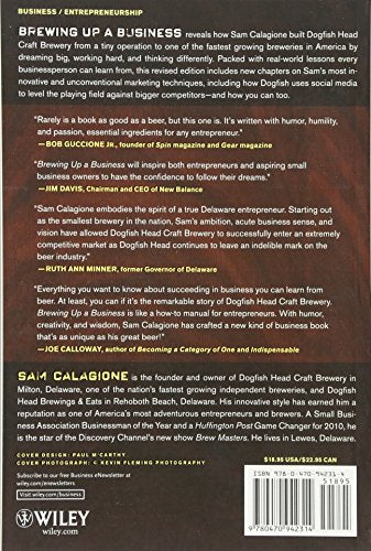 Brewing Up A Business: Adventures In Beer From The Founder Of Dogfish Head Craft Brewery,New
