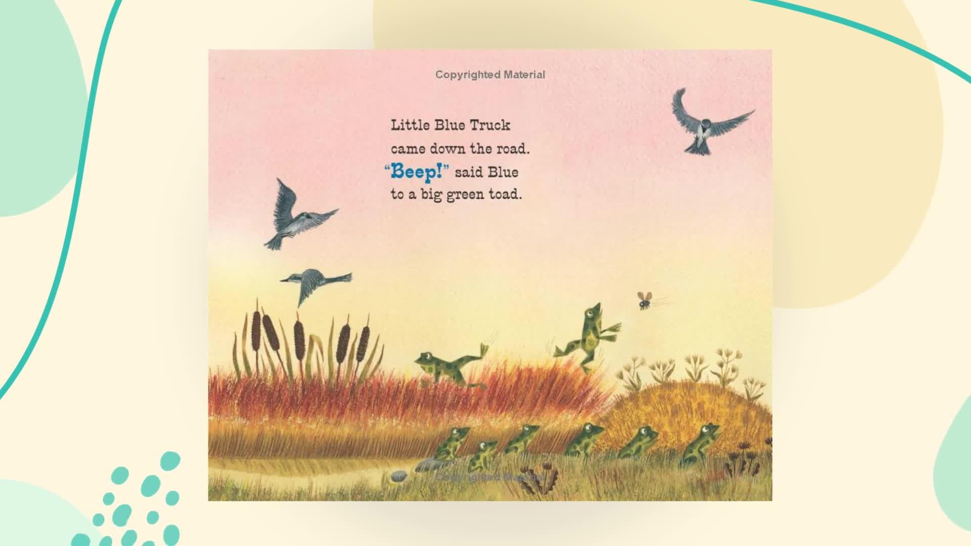 Little Blue Truck Big Book