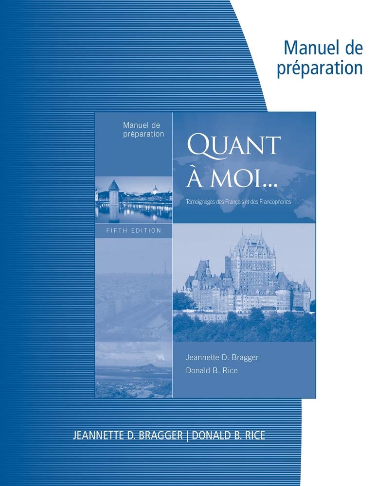 Quant a Moi: Temoignages Des Francais Et Des Francophones,Used