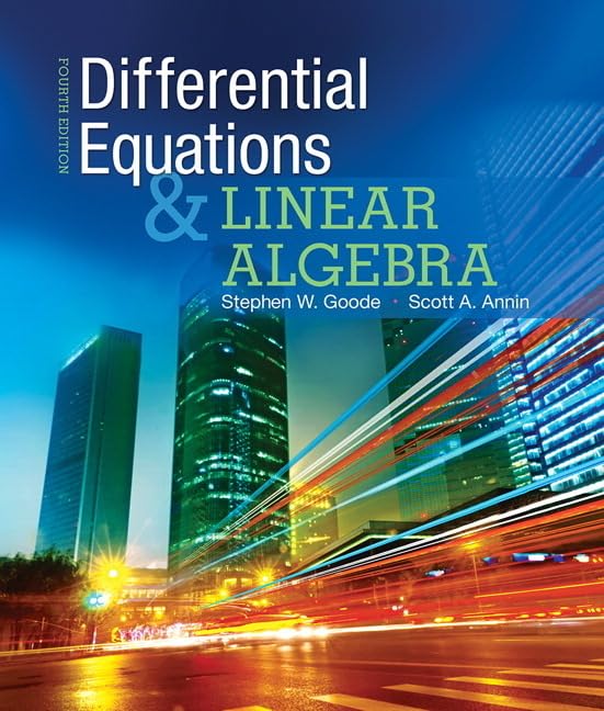Differential Equations And Linear Algebra,New