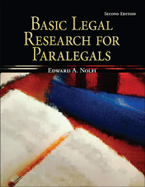 Basic Legal Research for Paralegals (McGrawHill Paralegal Titles),Used